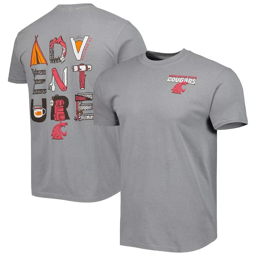 Men's Gray Washington State Cougars Adventure Comfort Colors T-Shirt, Size: XL, Wsc Grey Product Image