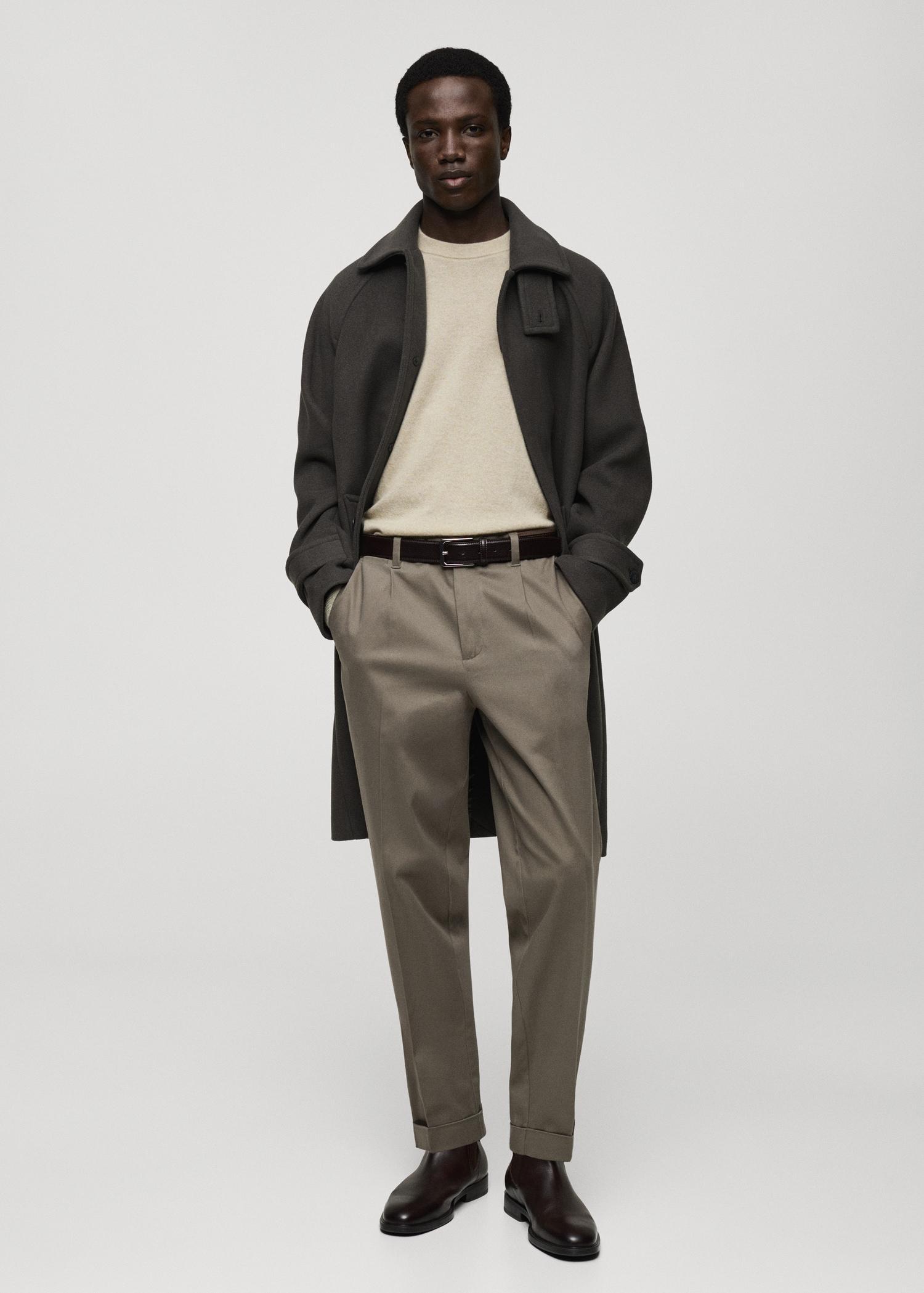 100% cashmere regular-fit sweater - Men | MANGO USA Product Image