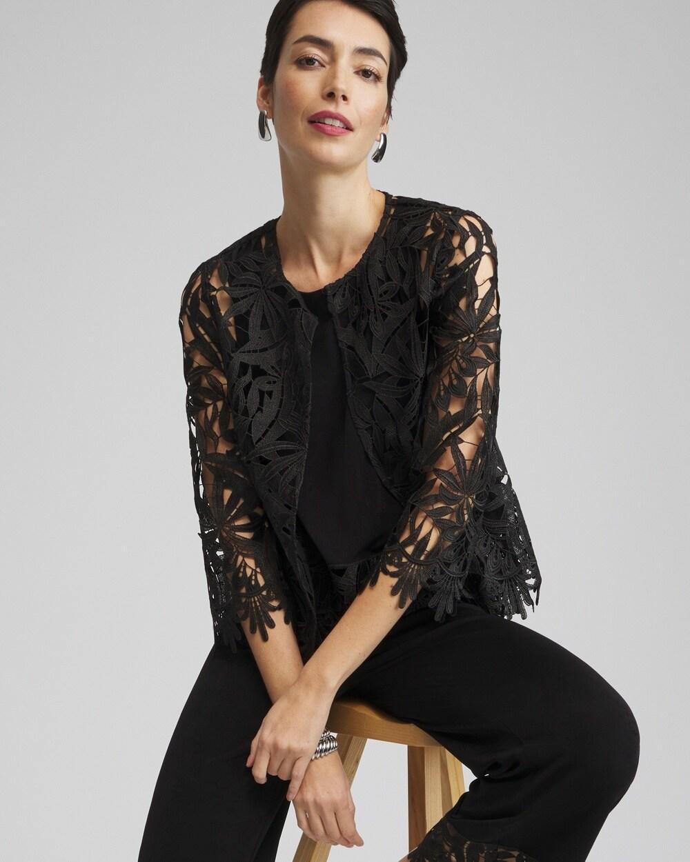 Travelers™ Lace Trim Top Product Image