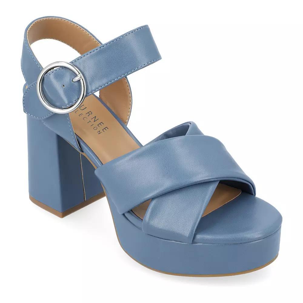 Journee Akeely Tru Comfort Foam™ Women's Heeled Sandals, Size: 11 Product Image