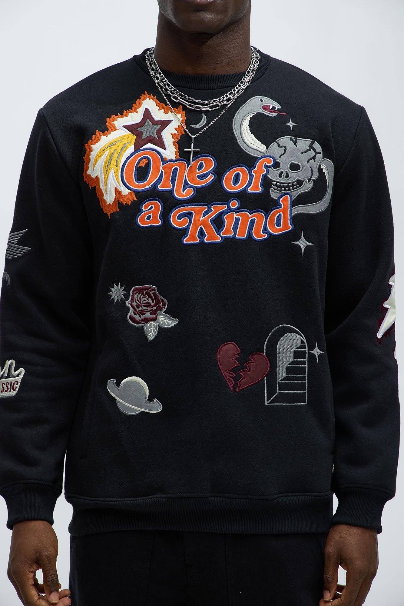 One Of A Kind Crewneck Sweatshirt - Black Product Image
