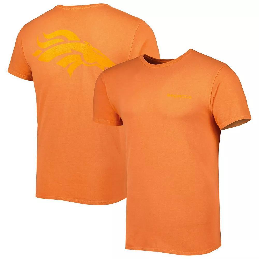 Men's '47 Orange Denver Broncos Fast Track Tonal Highlight T-Shirt, Size: Small Product Image