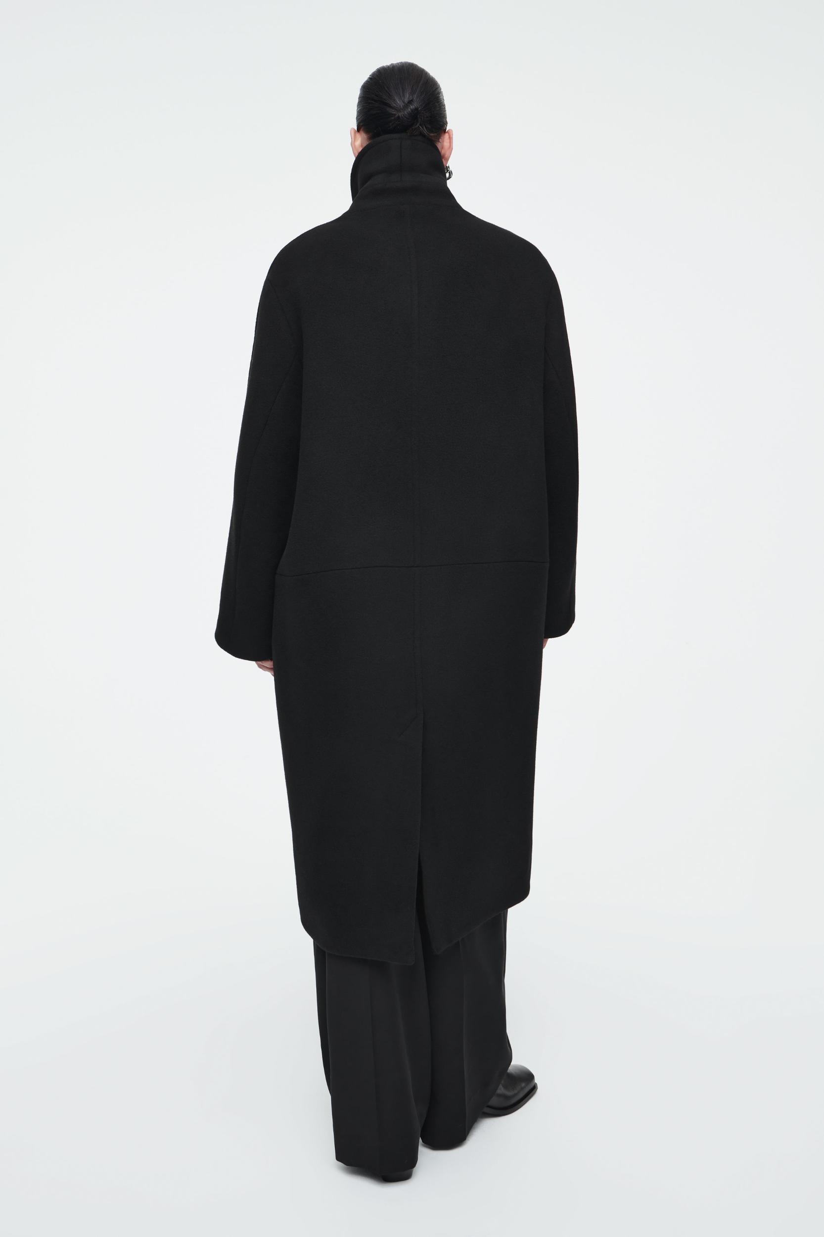 OVERSIZED DOUBLE-BREASTED WOOL COAT Product Image