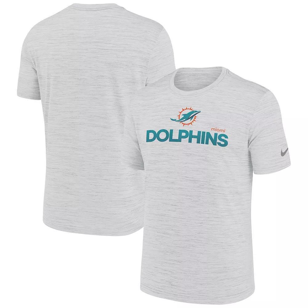 Men's Nike White Miami Dolphins Blitz Velocity Modern Performance T-Shirt, Size: 2XL Product Image