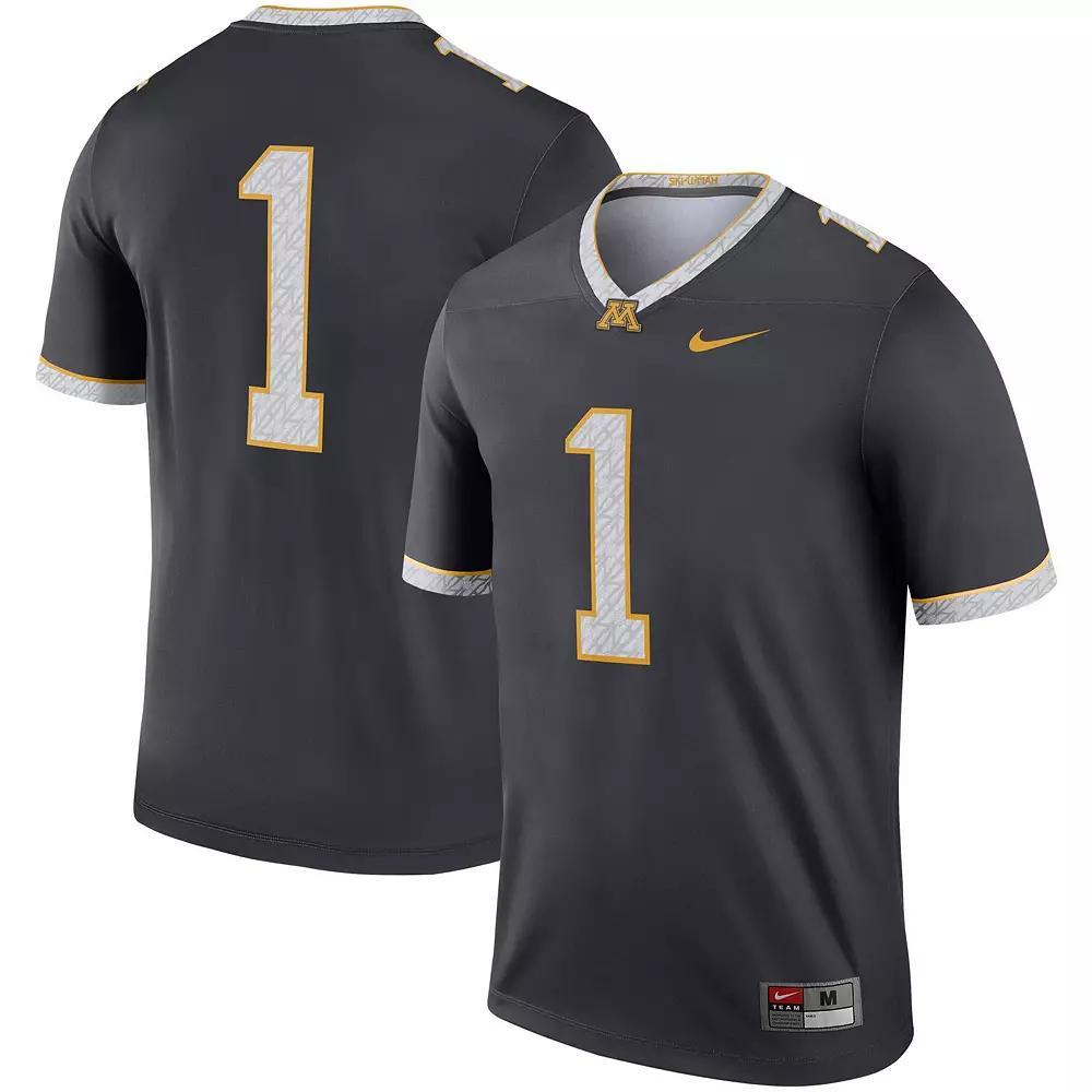 Men's Nike Gray #1 Minnesota Golden Gophers Legend Alternate Jersey, Size: Small, Grey Product Image