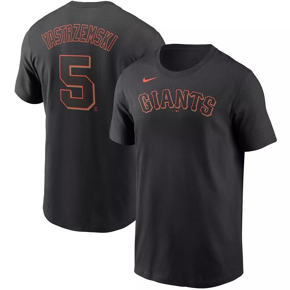 Men's Nike Mike Yastrzemski Black San Francisco Giants Name & Number T-Shirt, Size: Large Product Image