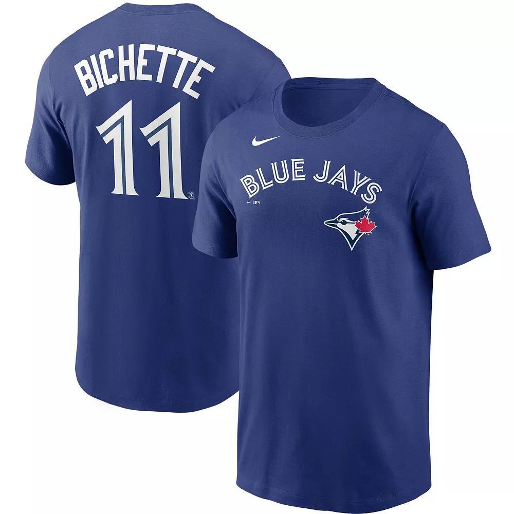 Men's Nike Bo Bichette Royal Toronto Blue Jays Name & Number T-Shirt, Size: Medium, Jay Blue Product Image