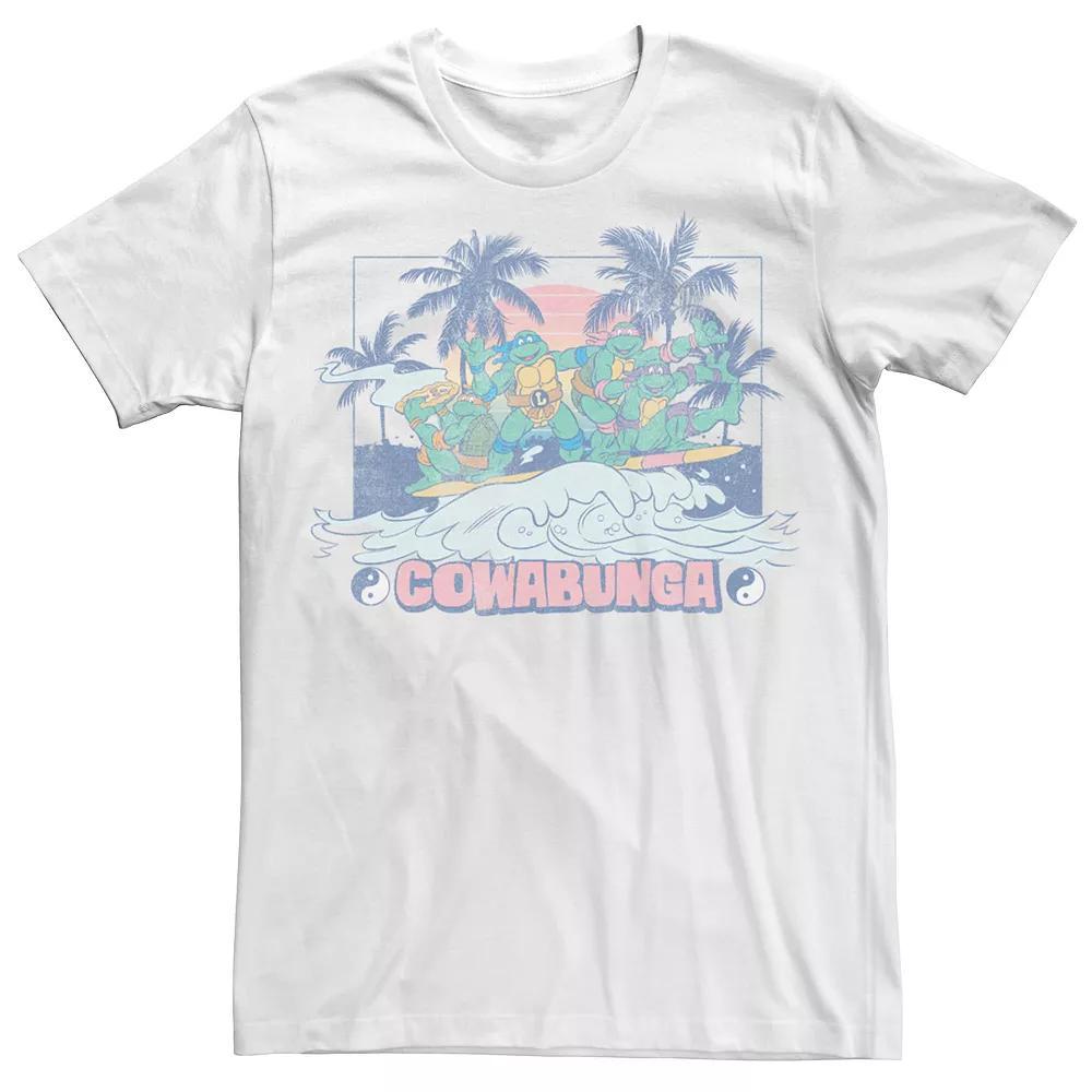 Men's Teenage Mutant Ninja Turtles Cowabunga Tee, Size: Large, White Product Image