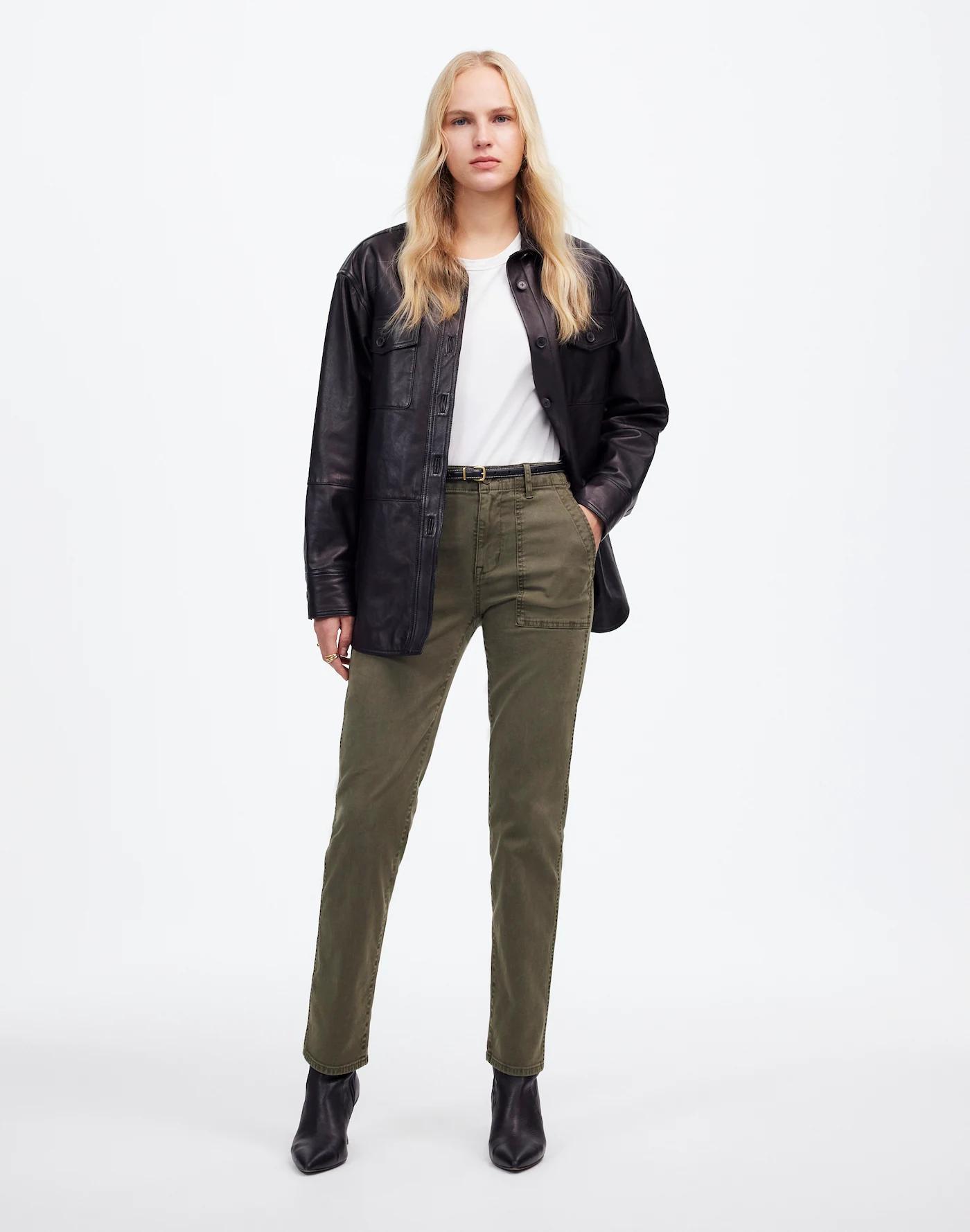 The Slim Straight Utility Pant in Garment Dye Product Image