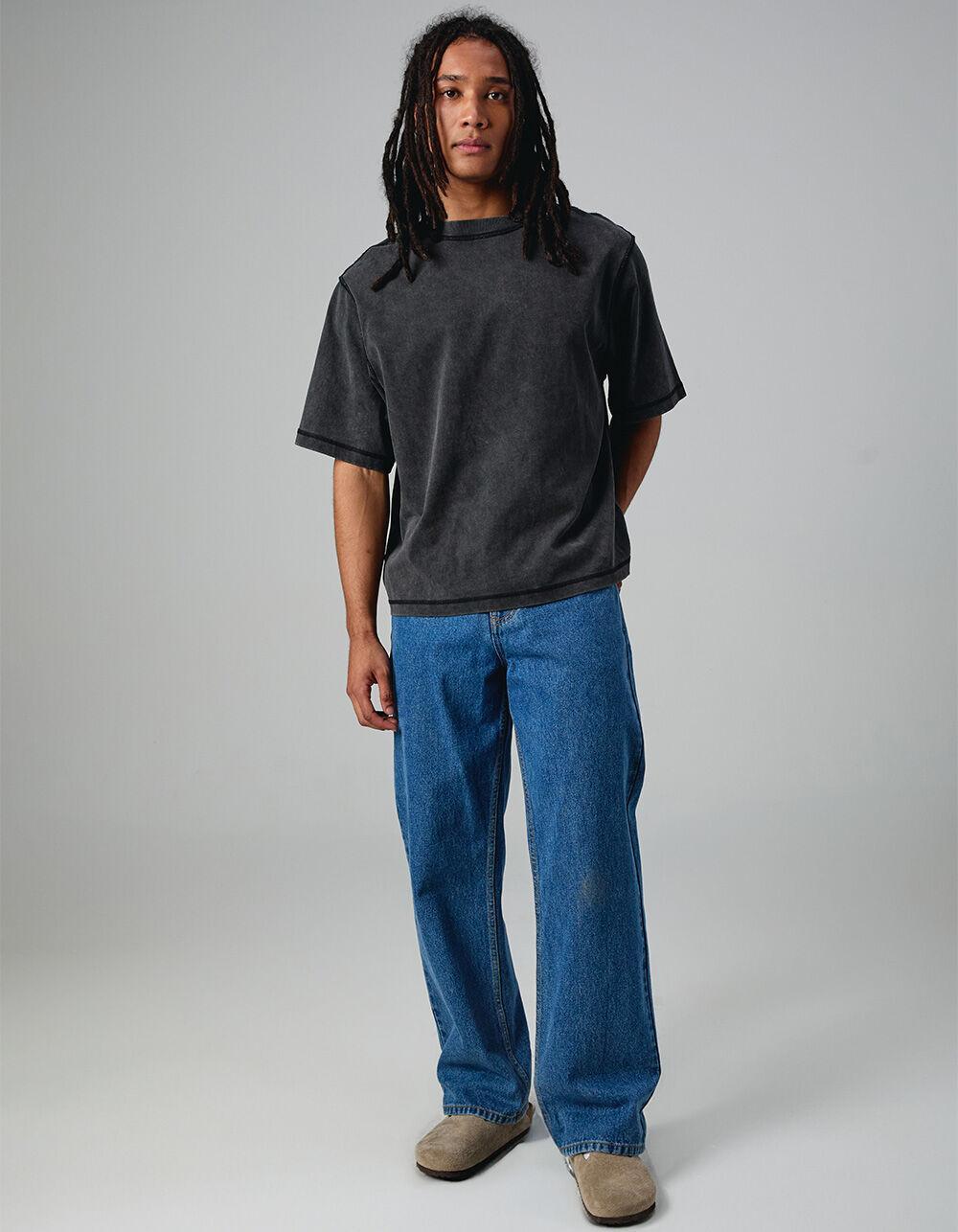 RSQ Mens Loose Fit Jeans - Dark Wash Product Image