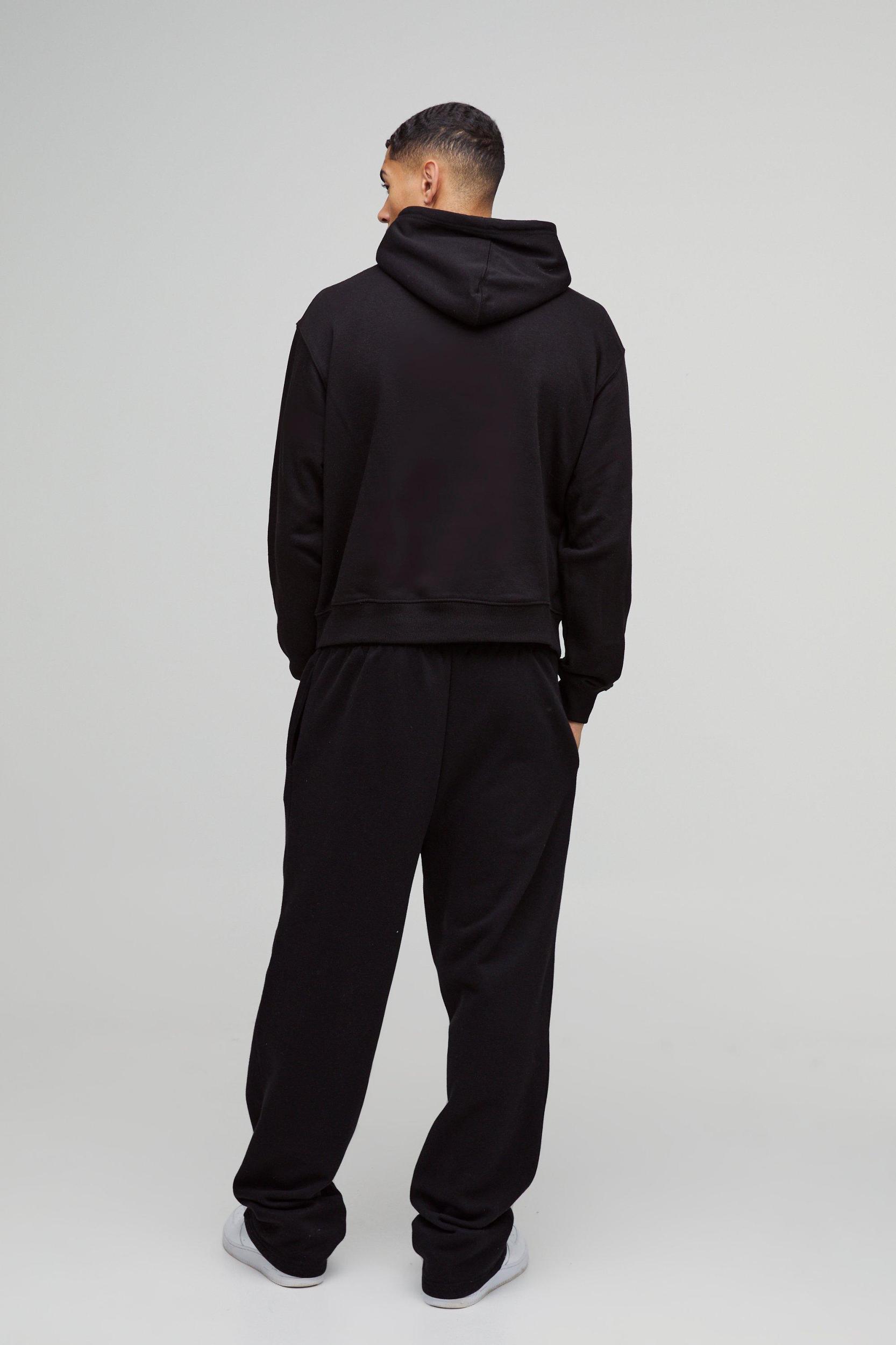 Oversized Boxy Endless Love Puff Print Graphic Hoodie | boohooMAN USA Product Image