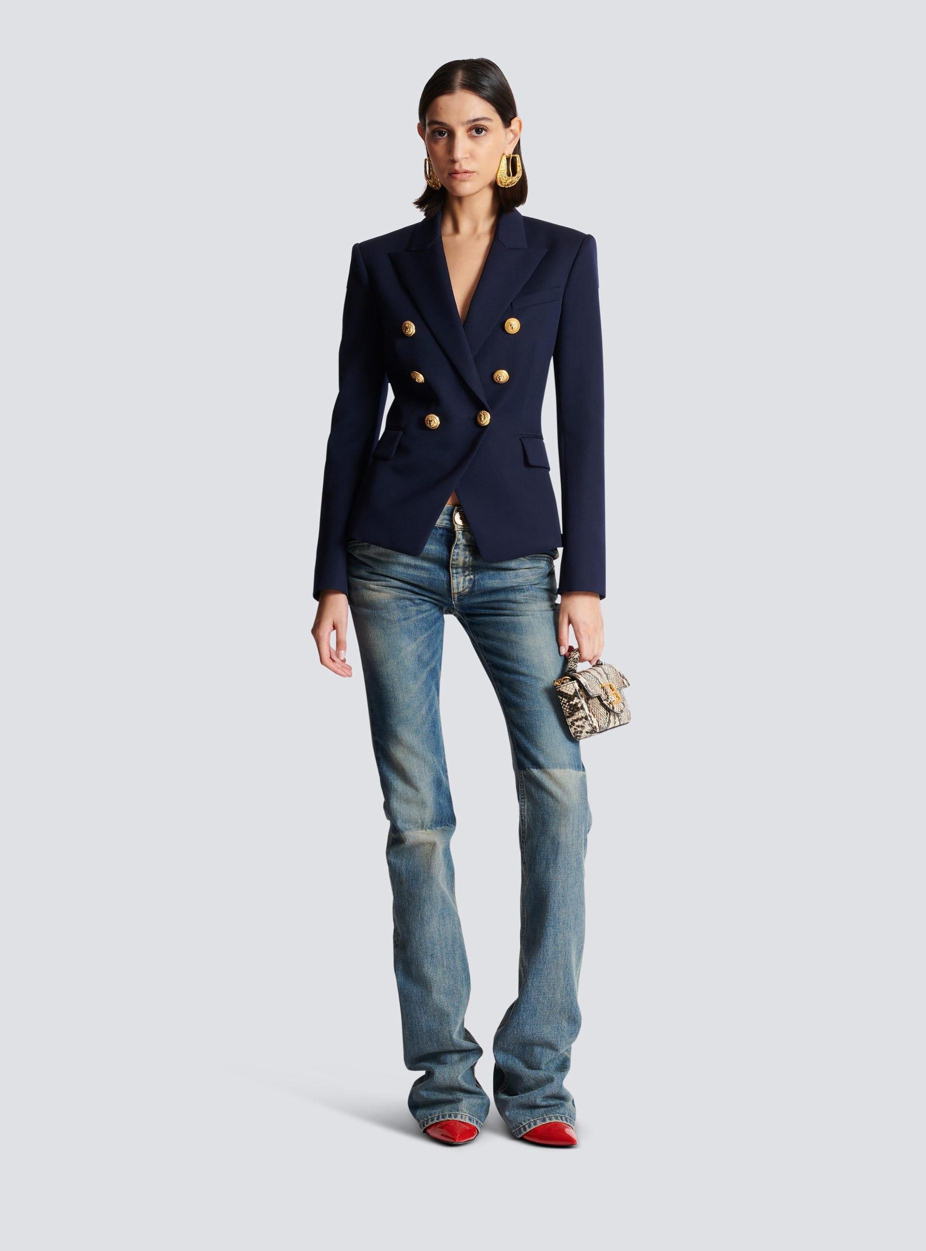 Wool double-breasted jacket Product Image