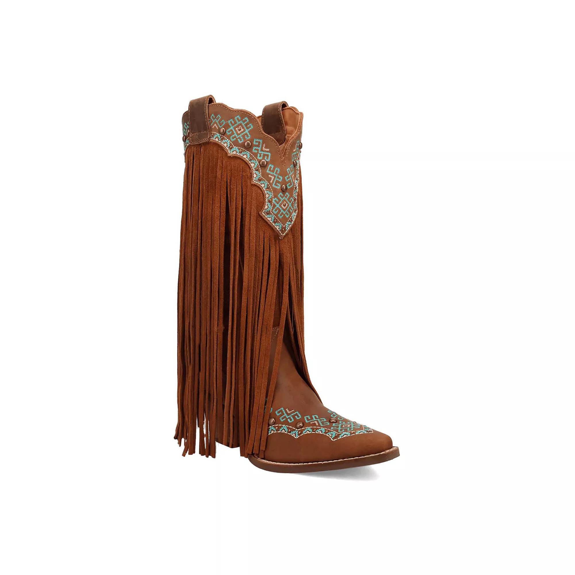 Dingo Tequila Sunrise Womens Suede Boots Product Image