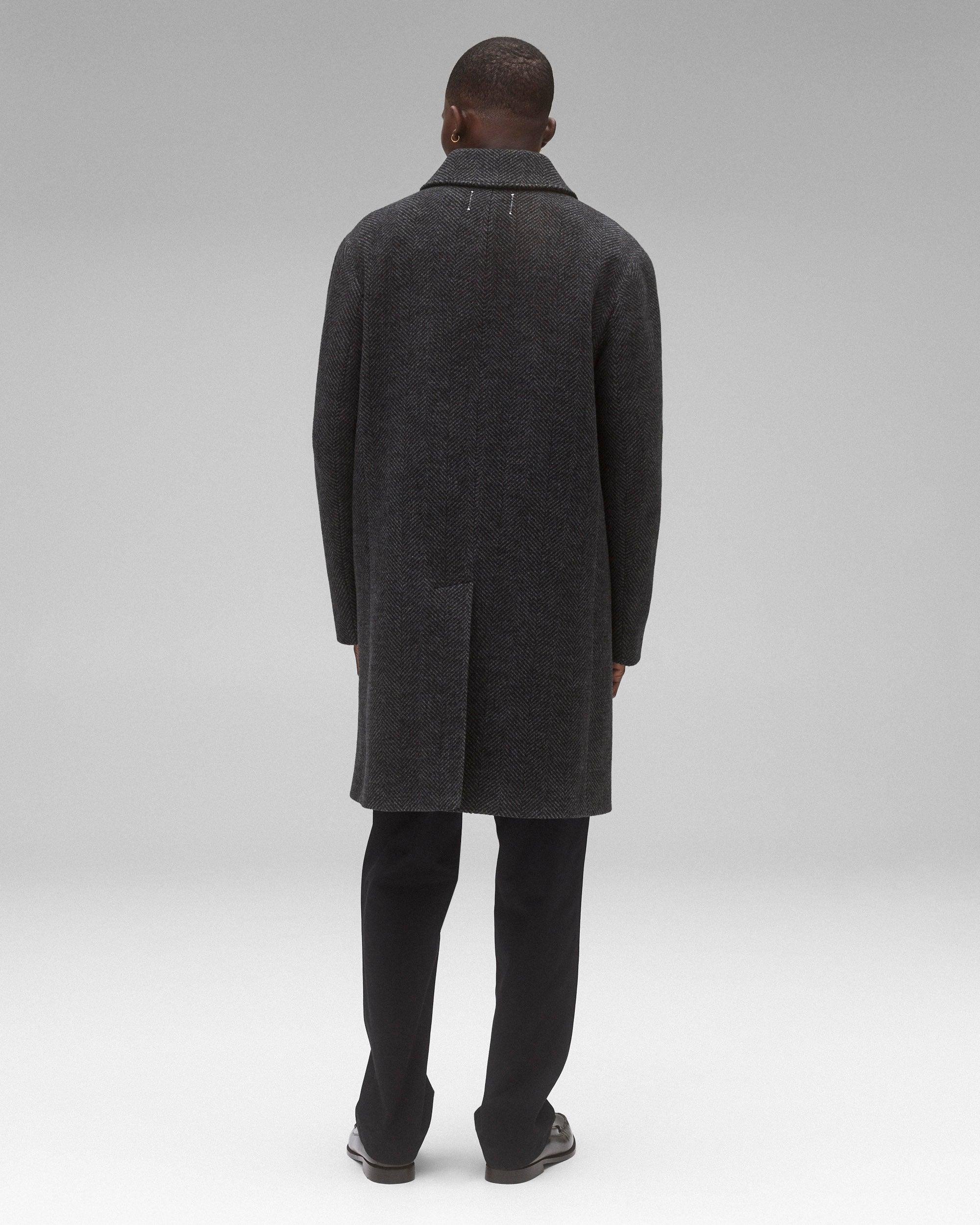 Wool Herringbone Scout Coat Male Product Image