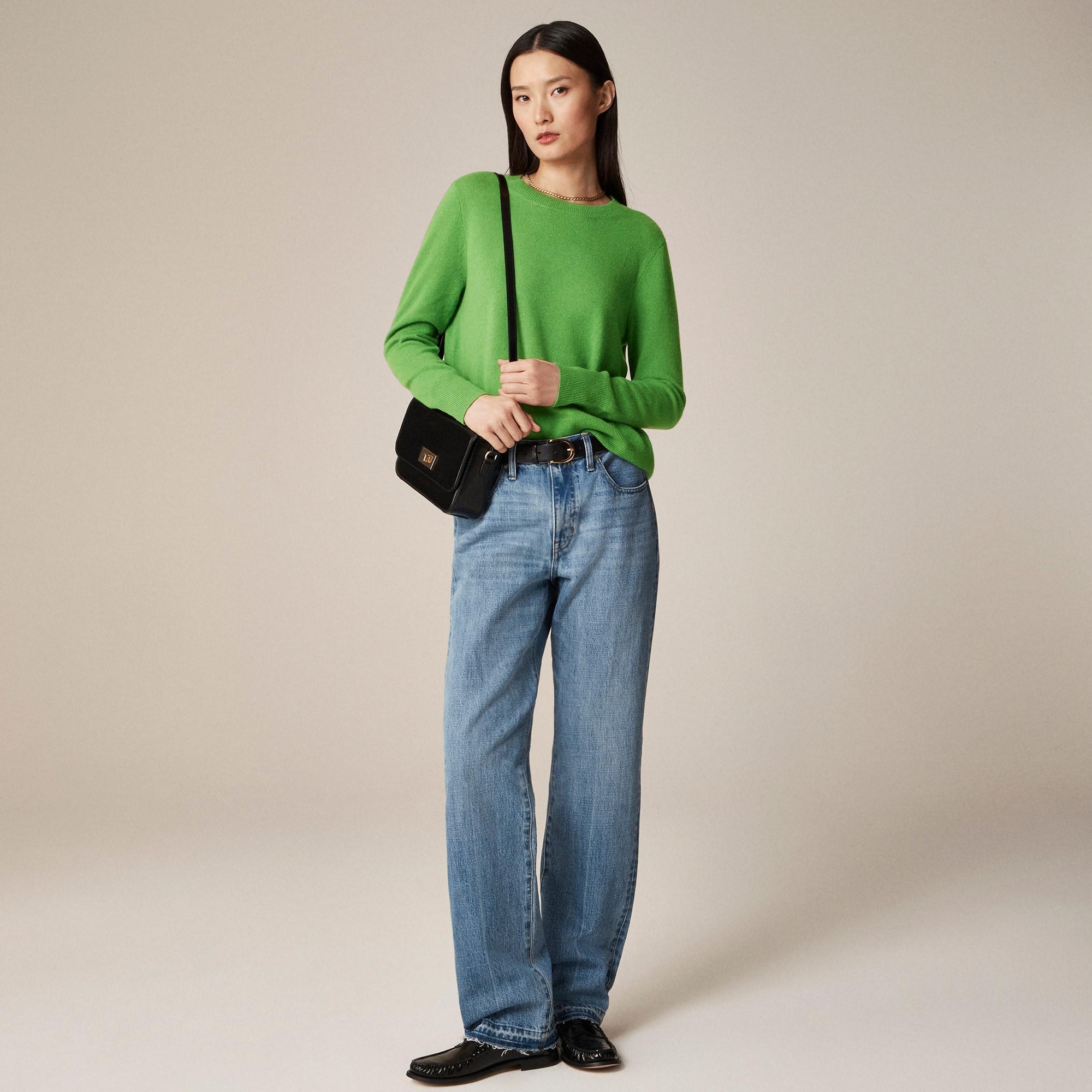 Cashmere classic-fit crewneck sweater Product Image