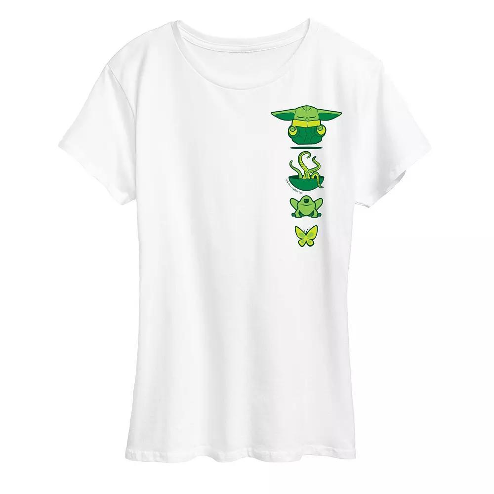 Womens The Mandalorian Grogu Icons Graphic Tee Product Image