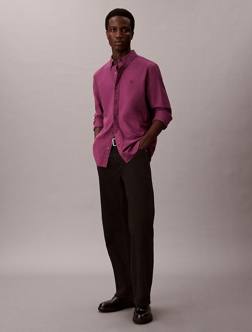 Solid Oxford Classic Button-Down Shirt Product Image