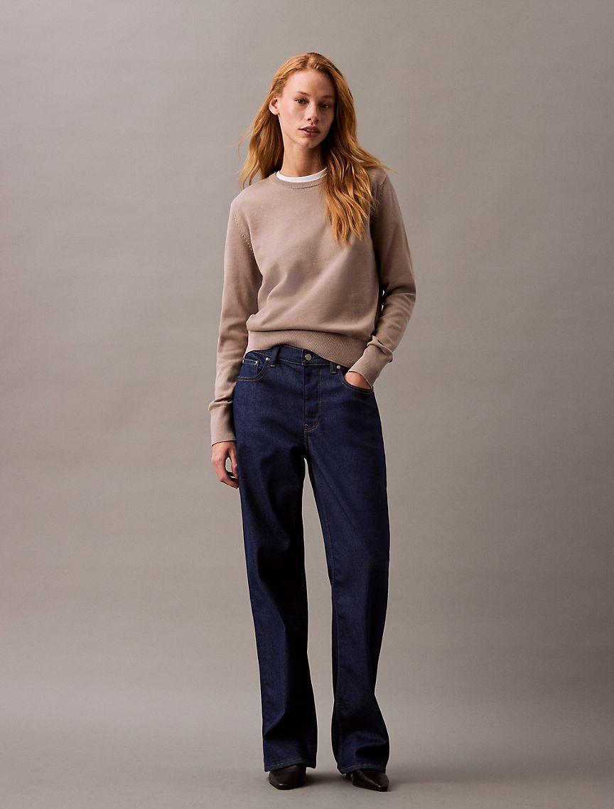 Smooth Cotton Sweater Product Image