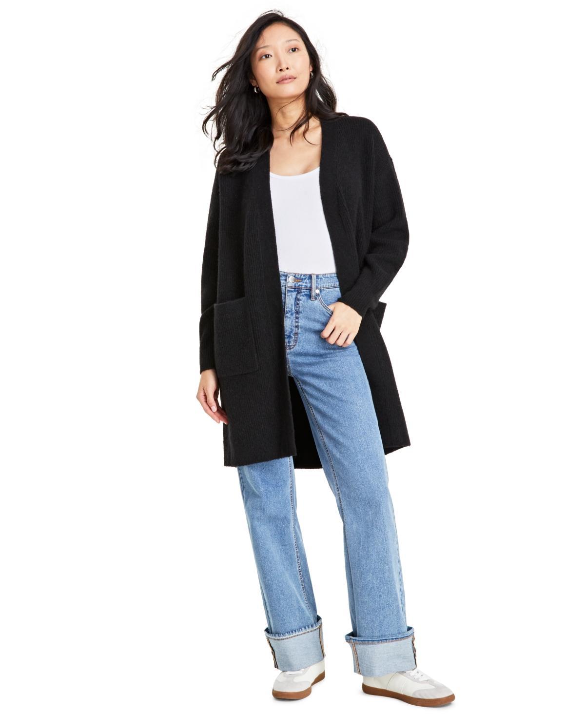 On 34th Womens Open-Front Long-Sleeve Duster Cardigan, Created for Macys Product Image