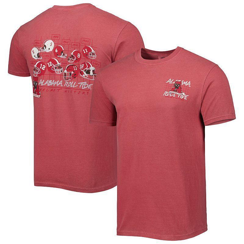 Mens Crimson Alabama Crimson Tide Vault Helmet History Comfort T-Shirt Product Image