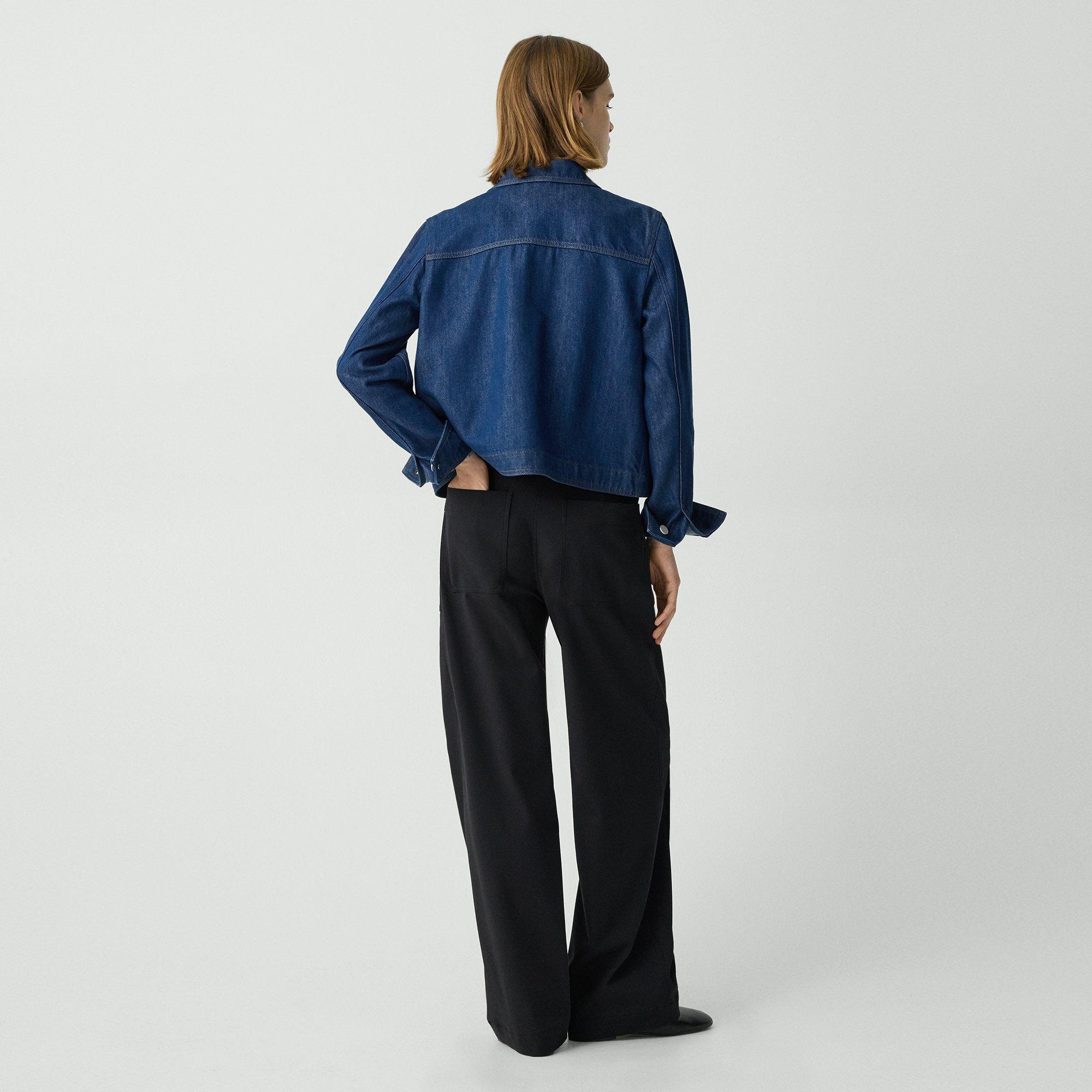 Neoteric Twill Utility Wide-Leg Pant | Theory Product Image
