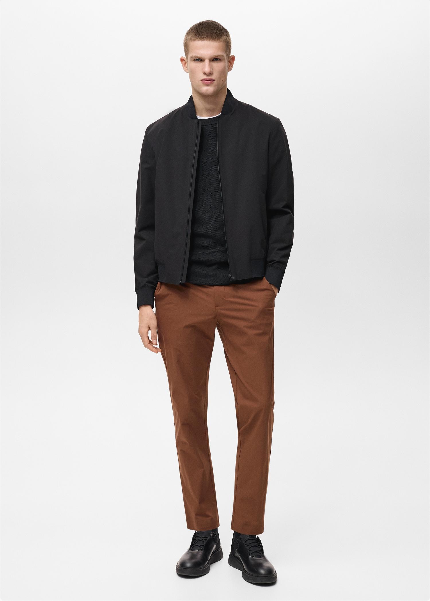 Waterproof bomber with COOLMAX® technology - Men | MANGO USA Product Image