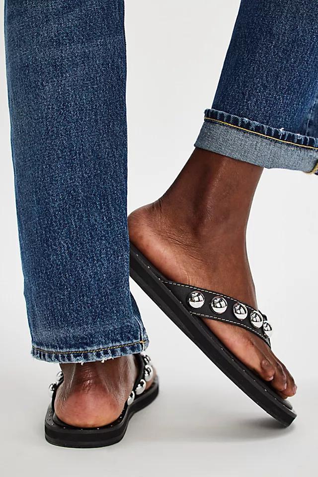 Perth Studded Thong Sandals Product Image