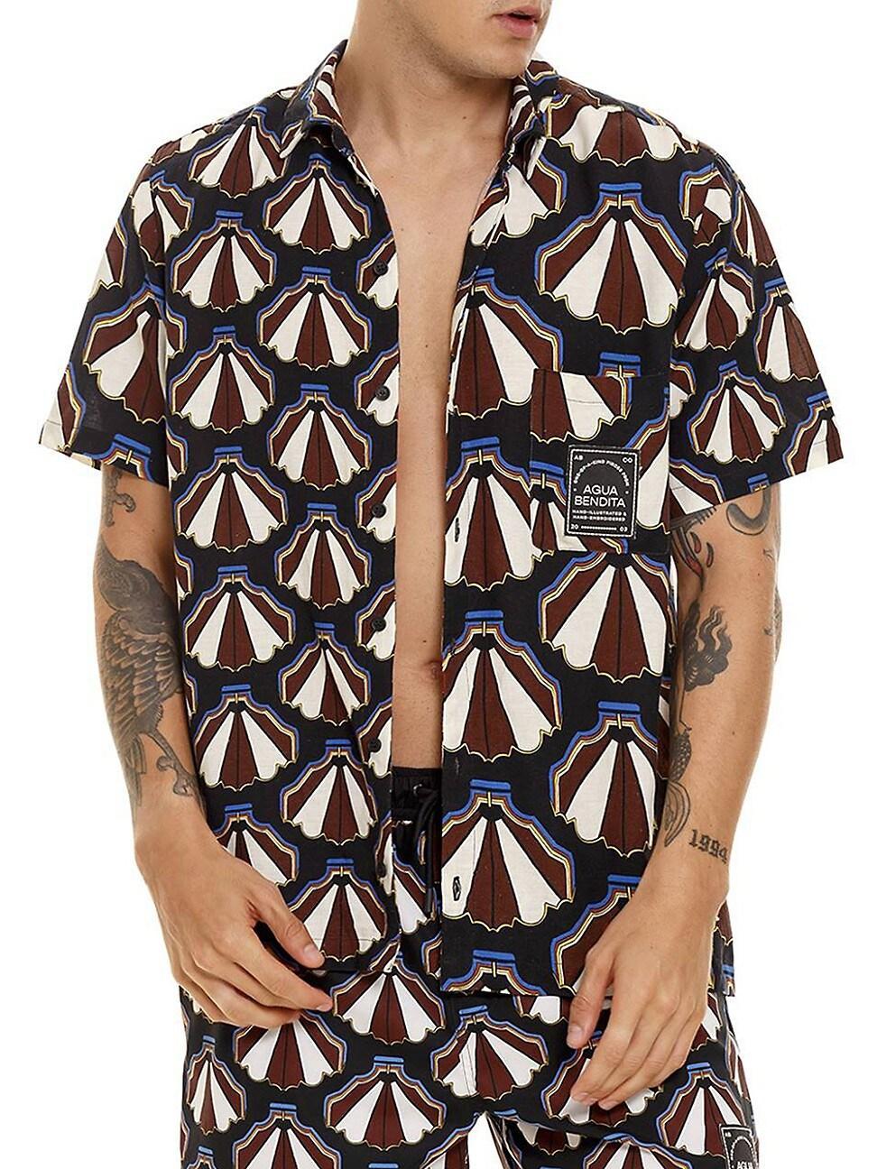 Agua Bendita Jack Shirt Black. (also in S). Product Image