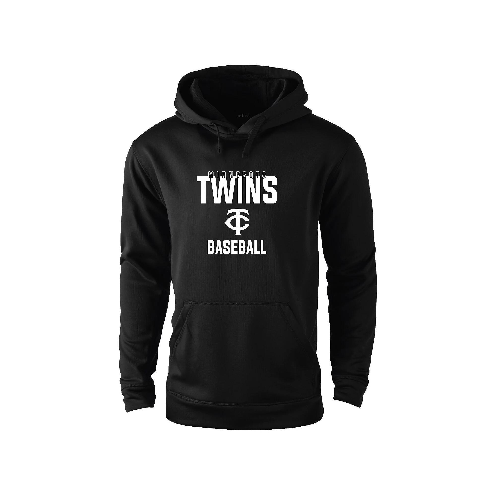 Men's Dunbrooke Black Minnesota Twins Champion Pullover Hoodie, Size: 2XL Product Image