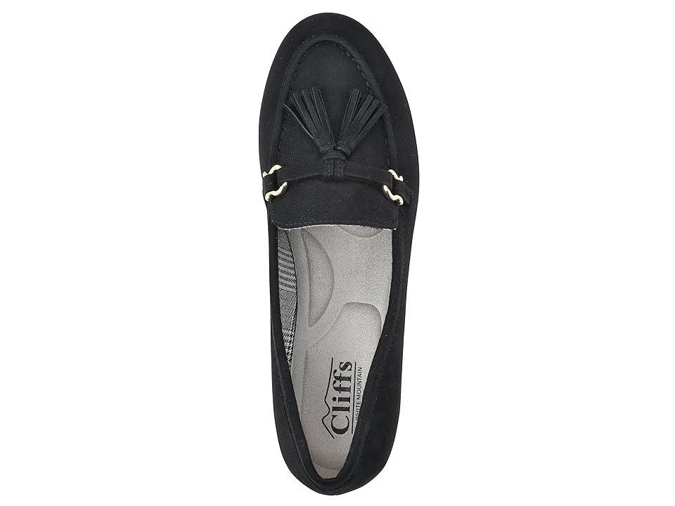 Cliffs By White Mountain Gush Women's Flats, Size: 8.5, Black Suedette Product Image