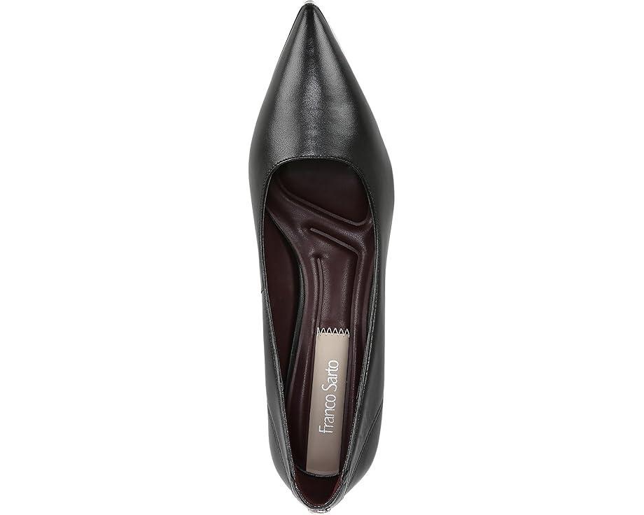 Adrienne Crocodile-Embossed Leather Pumps Product Image