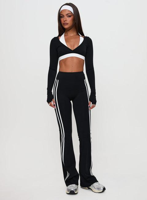 Fast Track Active Flare Pants Black Product Image