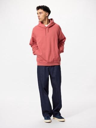 Mens Wide Straight Jeans Blue 36 inch UNIQLO US Product Image