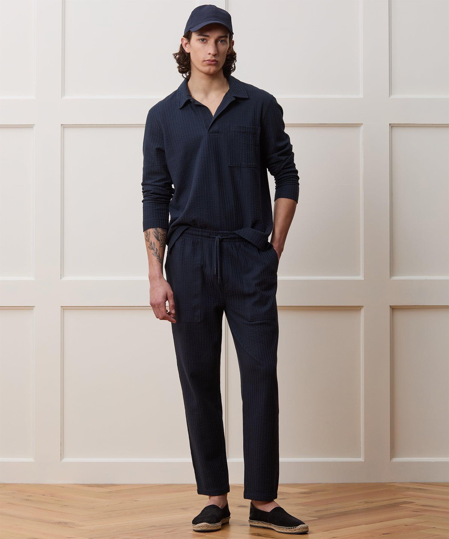 Seersucker Montauk Polo Product Image