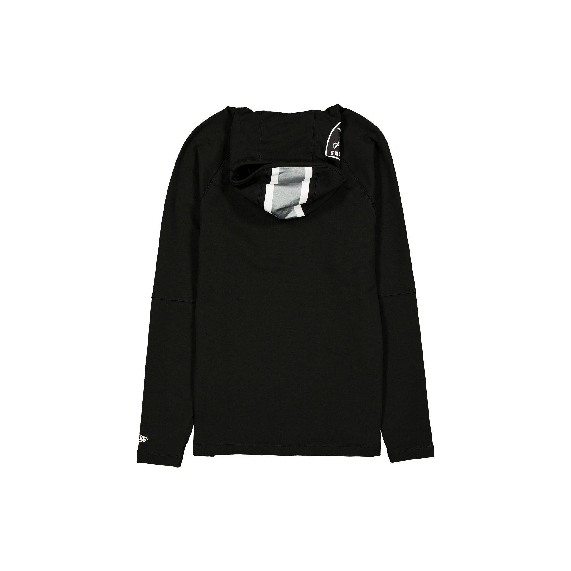 Las Vegas Raiders 2025 Functional Fandom Black Balaclava Hoodie Male Product Image