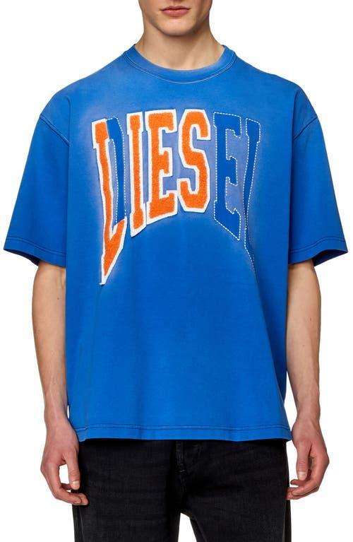 Mens T-WASH-N Logo Applique T-Shirt Product Image
