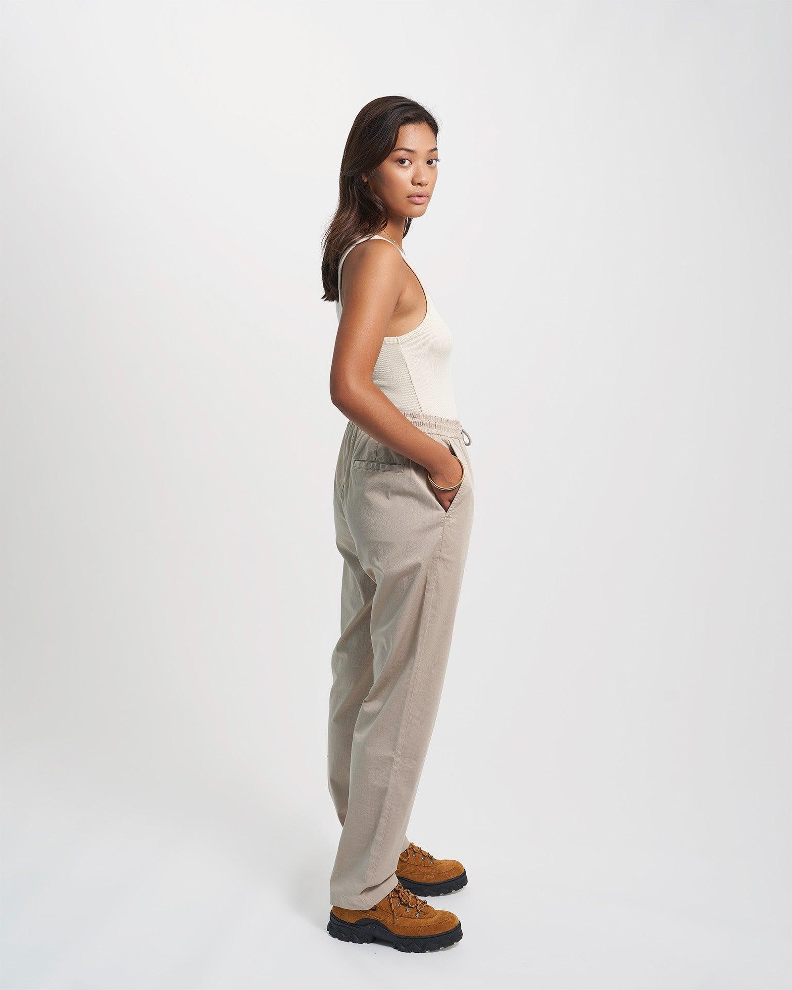 Organic Twill Pants - Petrol Blue Product Image