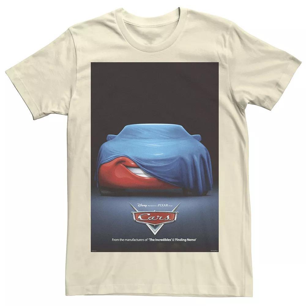 Disney / Pixar's Cars Lightning McQueen Men's Poster Tee, Size: XXL, Natural Product Image