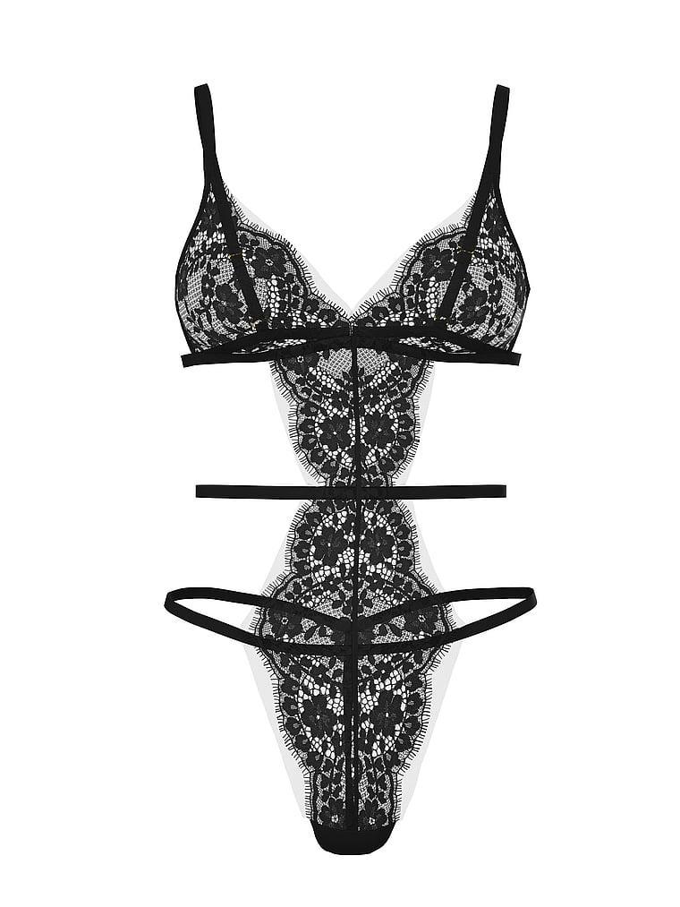 Dare to Dream Lace Strappy Triangle Teddy Product Image