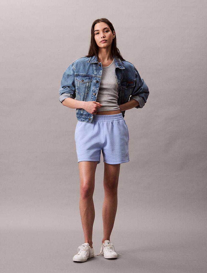 Monogram Logo Fleece Shorts Product Image