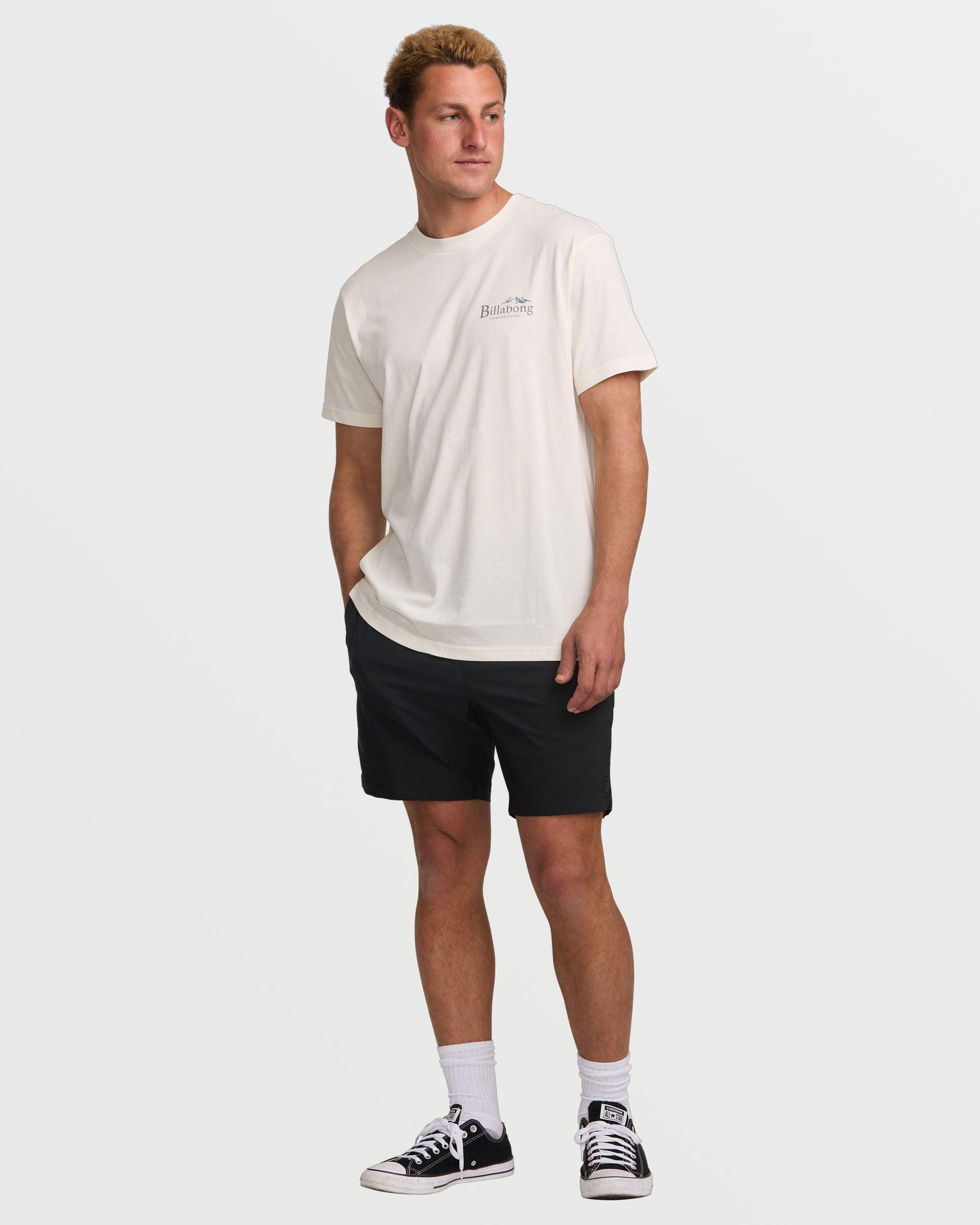 Surftrek Elastic Submersible 17" Hybrid Shorts - Black Male Product Image