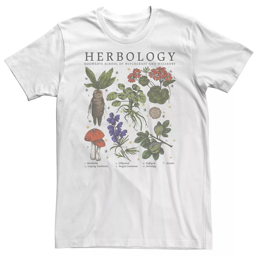 Big & Tall Harry Potter Herbology Plants Tee, Men's, Size: 5XL, White Product Image