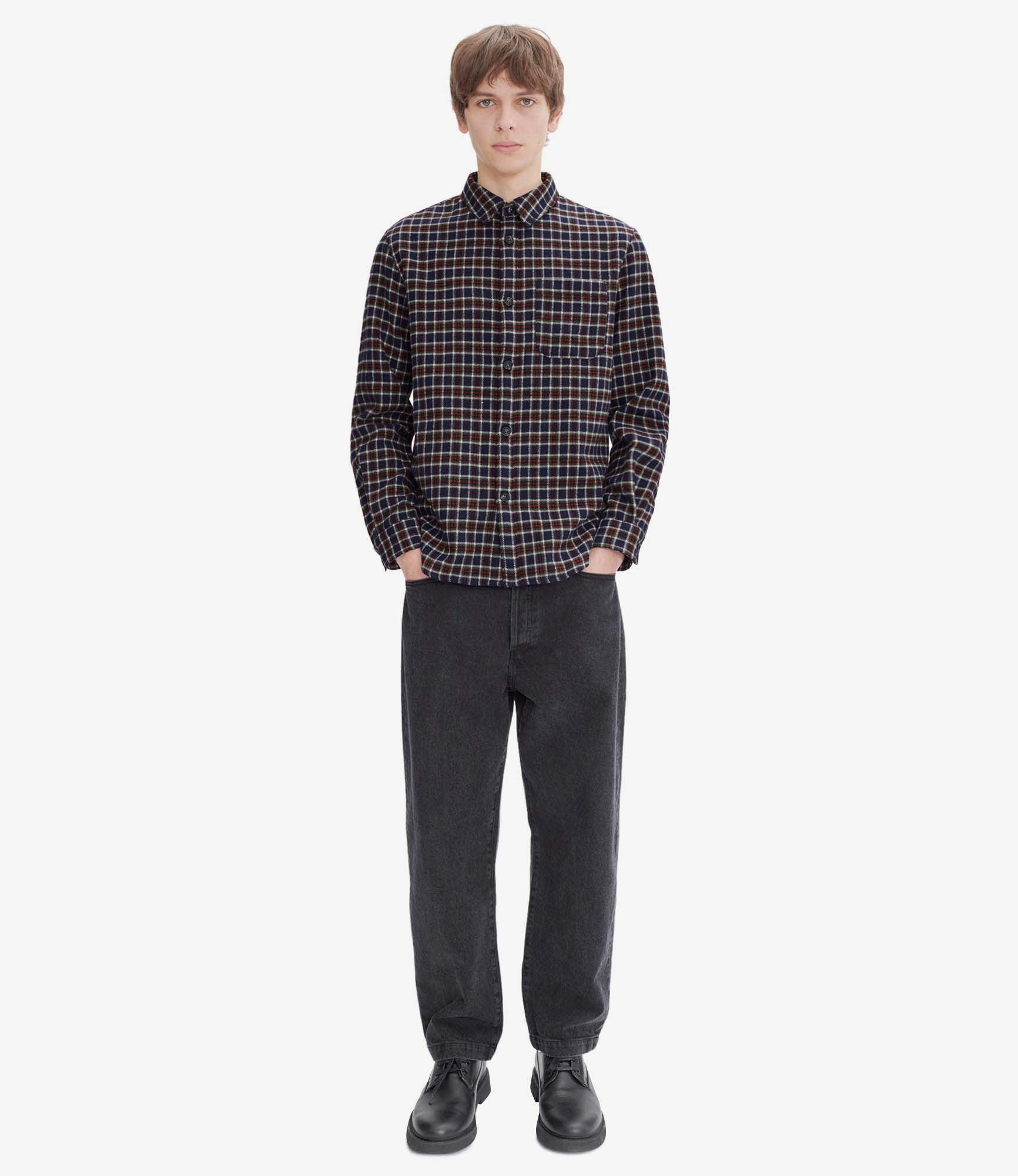 Slim Fit Washed Cotton Blend Chinos in Sage Product Image