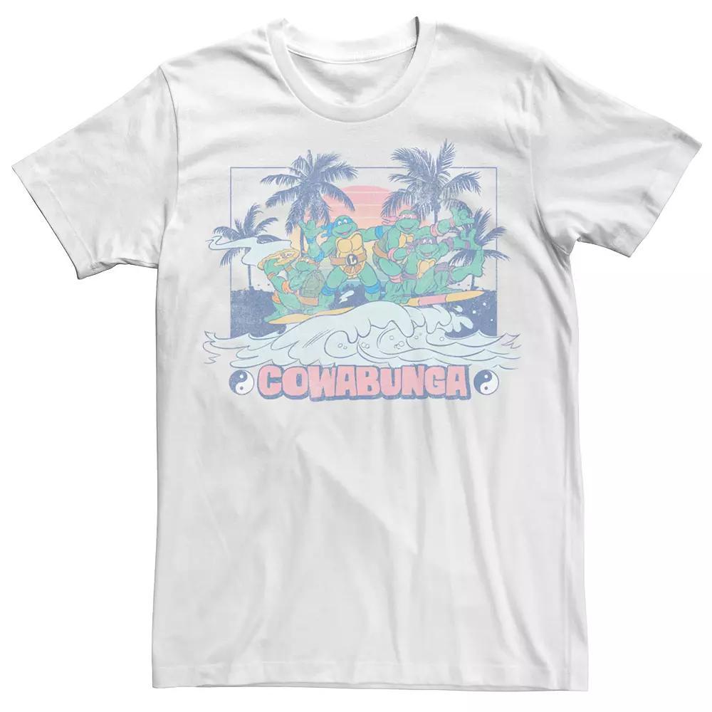 Men's Teenage Mutant Ninja Turtles Cowabunga Tee, Size: Large, White Product Image