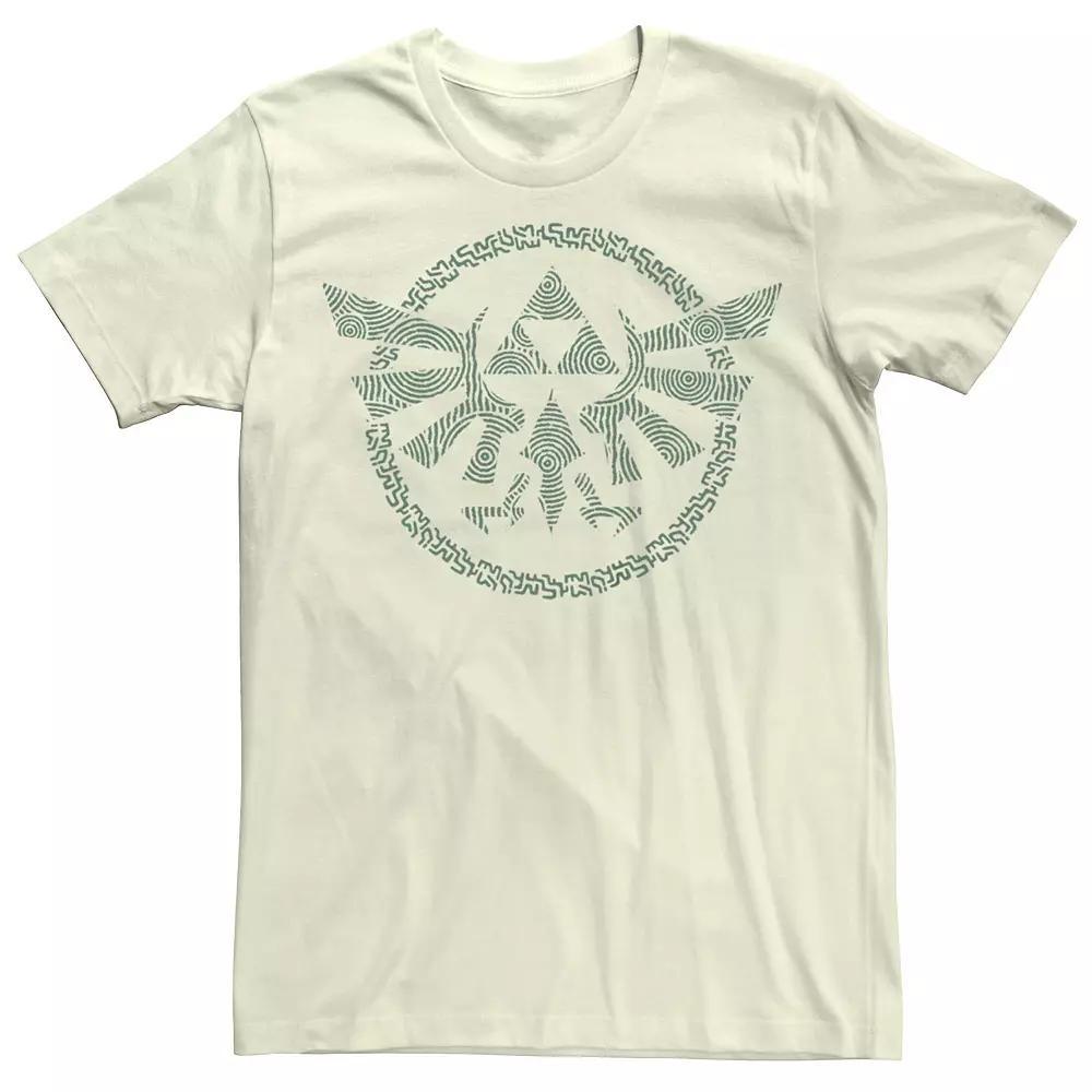 Mens The Legend of Zelda Ancient Green Hyrule Crest Graphic Tee Product Image
