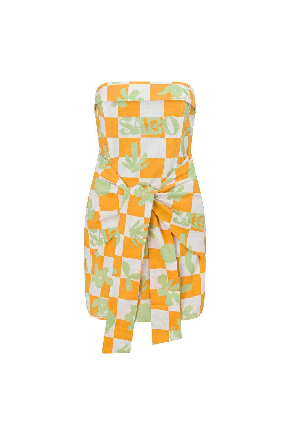 Kingsley Dress - Sabo Checkerboard Product Image
