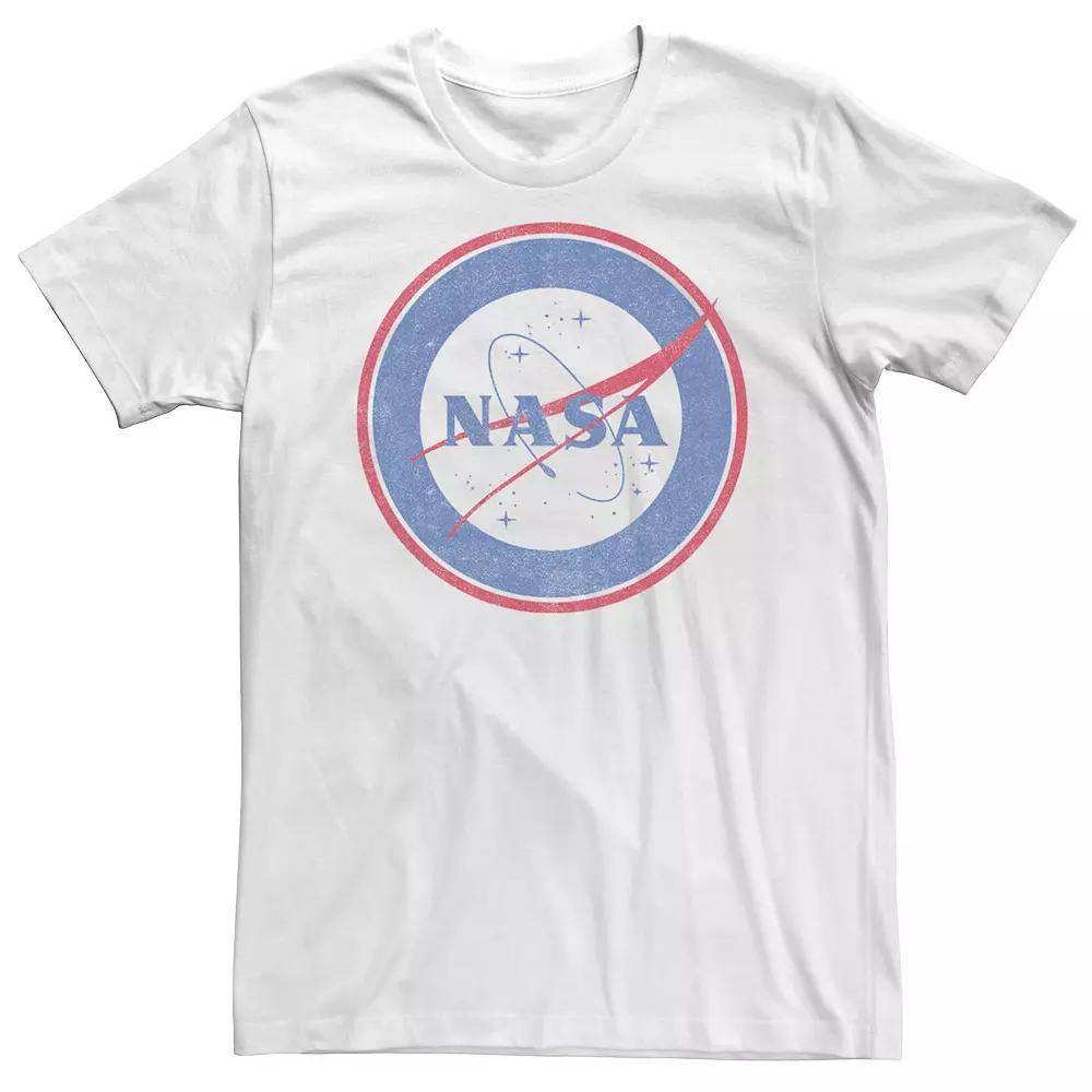 Big & Tall NASA Vintage Logo Galaxy Tee, Men's, Size: 4XL, White Product Image