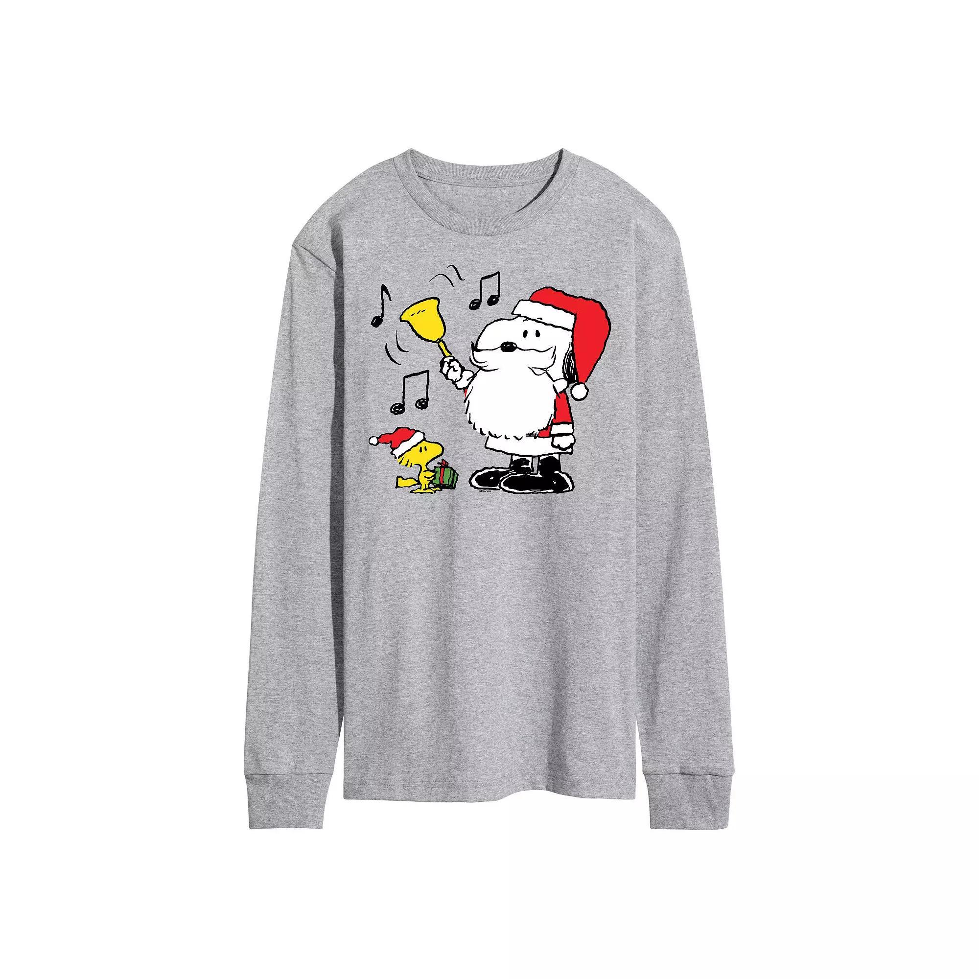 Mens Peanuts Snoopy Bell Long Sleeve Tee Product Image