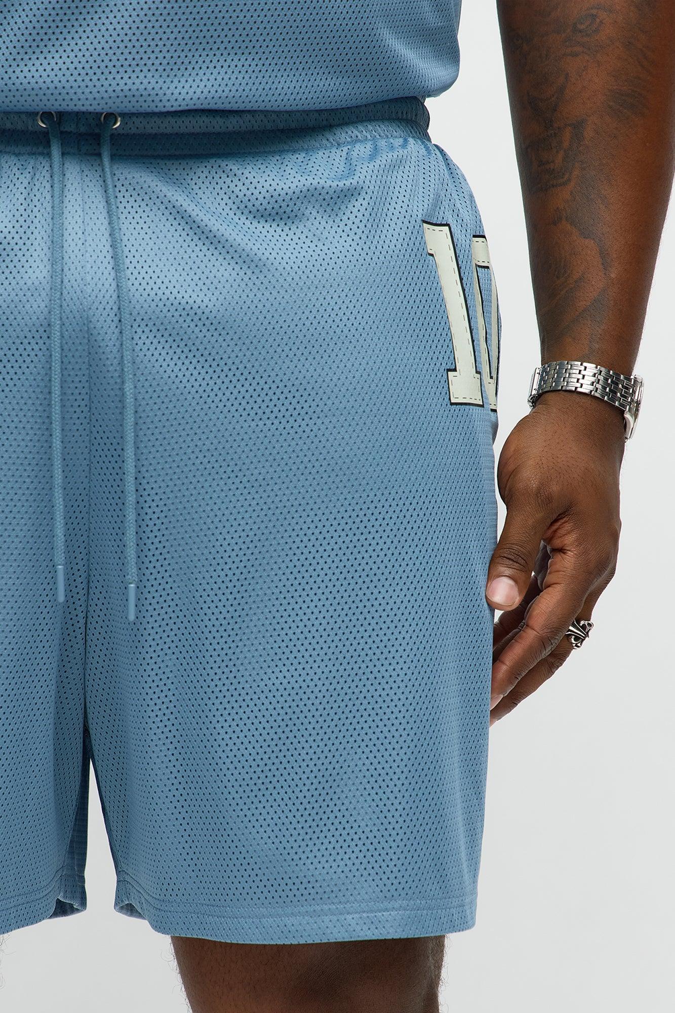 Relaxed Gods Favorite Shorts - Dusty Blue Product Image