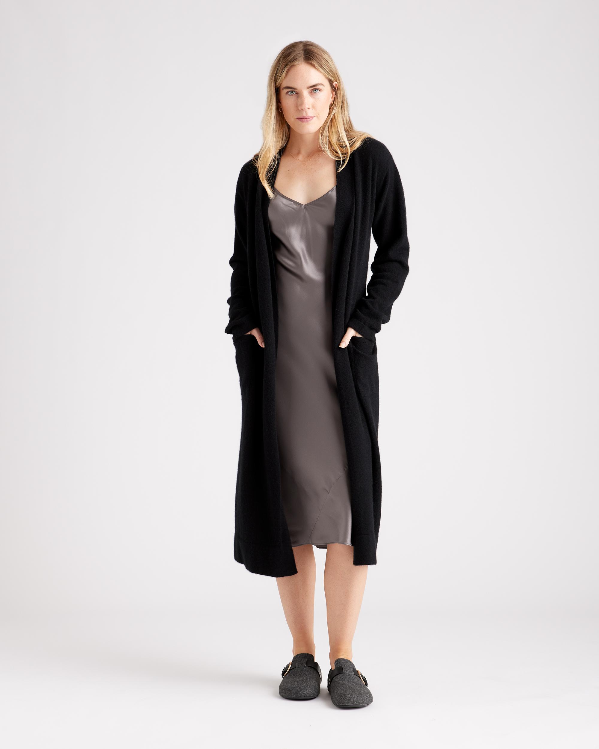 Quince | Women's Mongolian Cashmere Robe Size XL Product Image